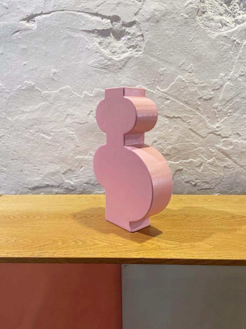 Postmoderno Memphis Style Ceramic Vase 