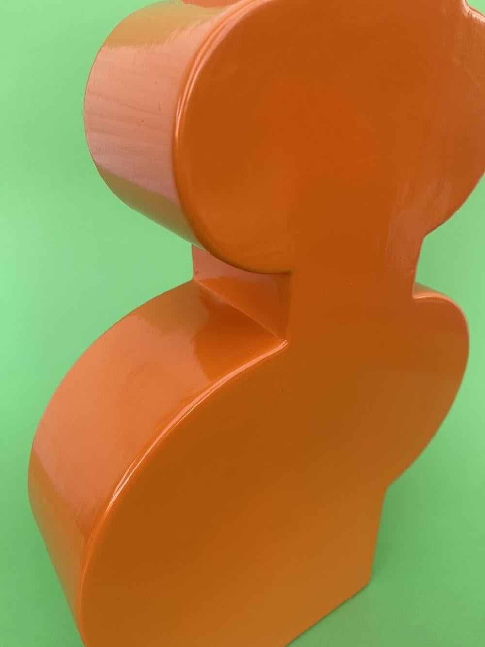 Keramikvase „Lola“ im Memphis-Stil von Florio Keramia (Ende des 20. Jahrhunderts) im Angebot