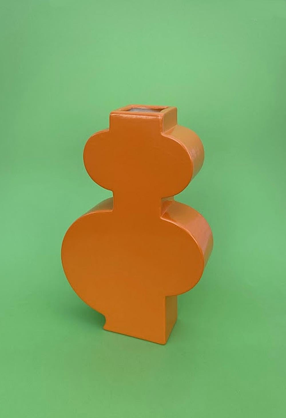 Keramikvase „Lola“ im Memphis-Stil von Florio Keramia im Angebot 2
