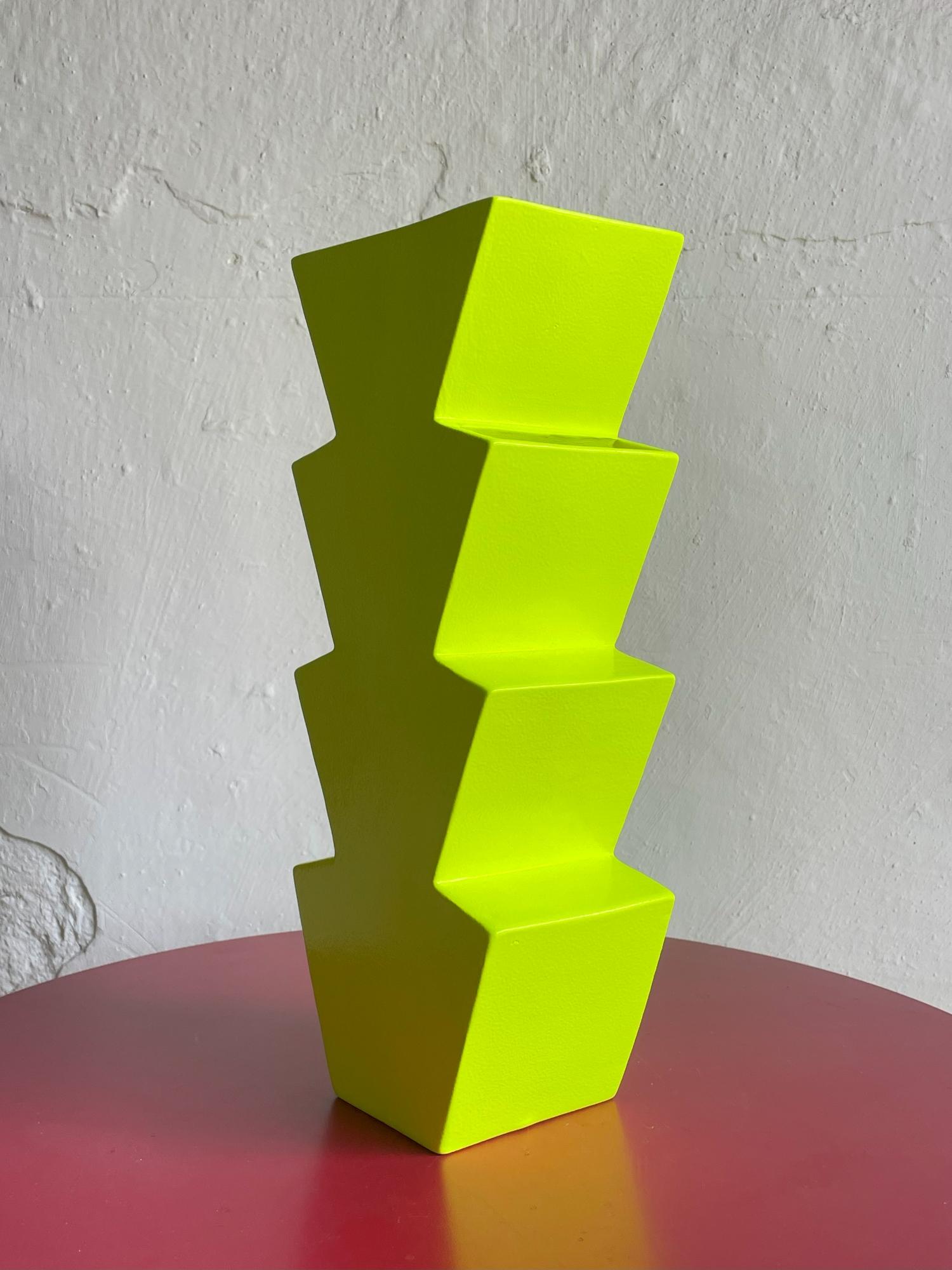 Memphis Style Ceramic Vase 