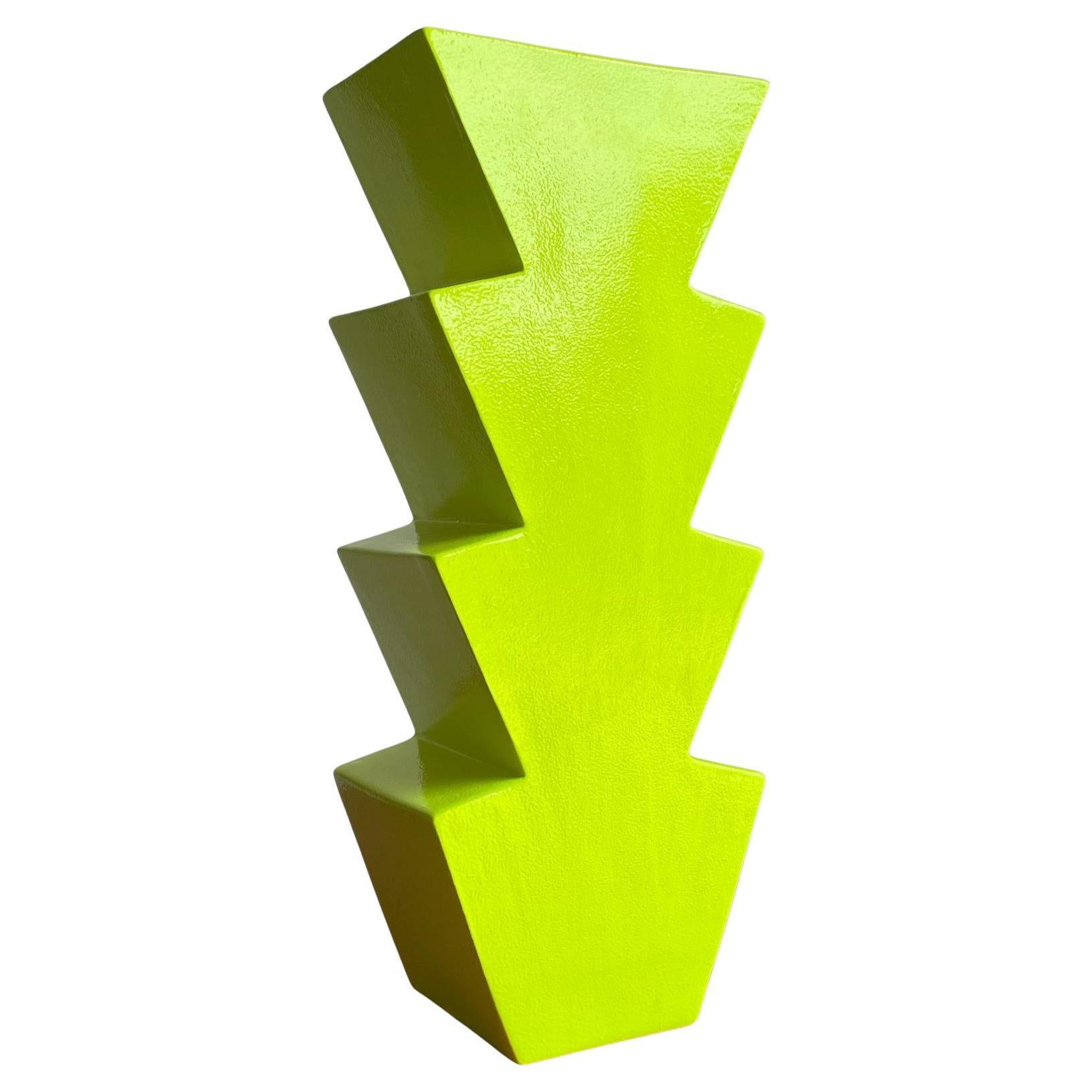Vase en céramique de style Memphis "Nizza" par Florio Keramia 1990