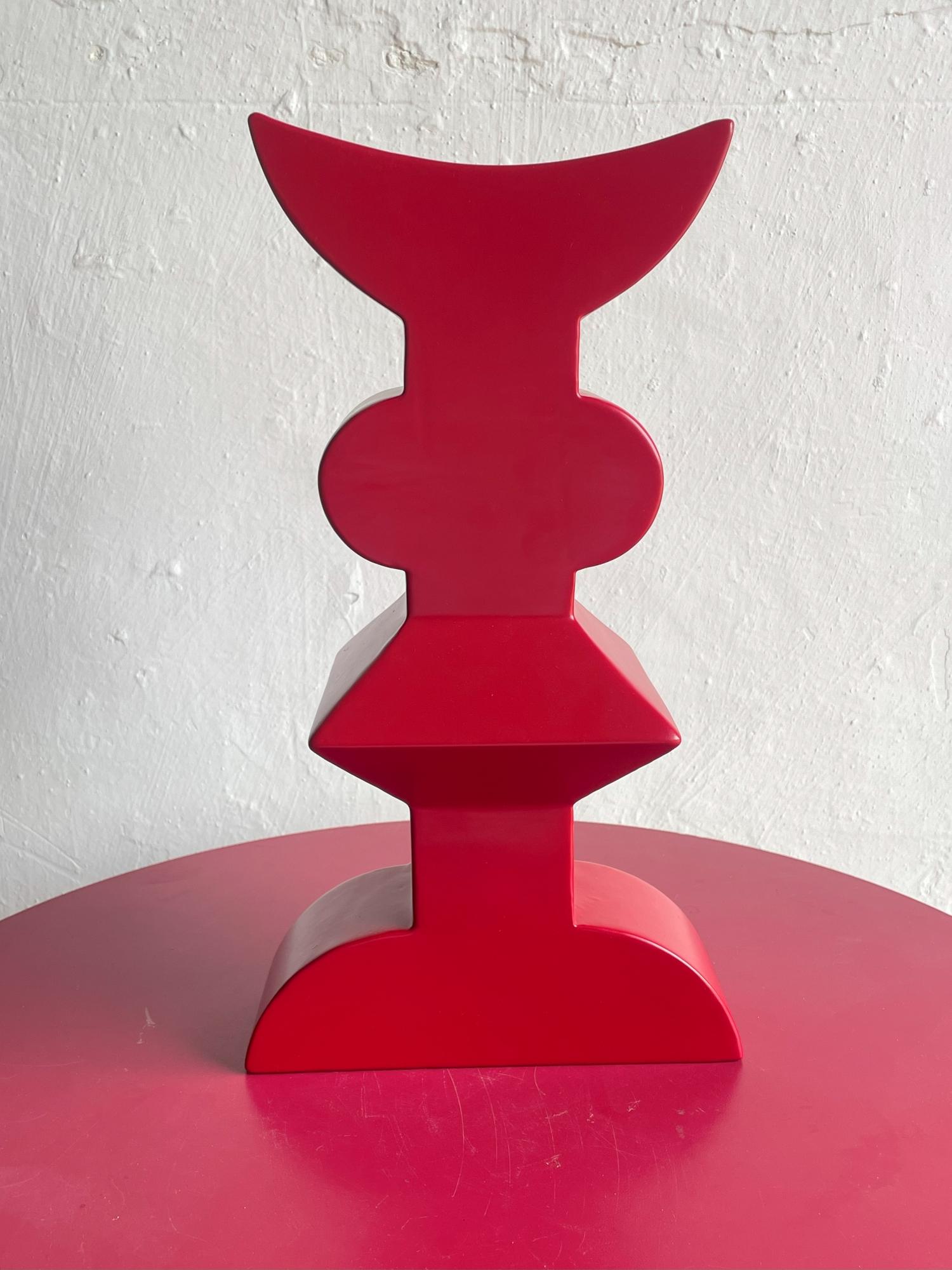 Postmoderno Vaso in ceramica stile Memphis 