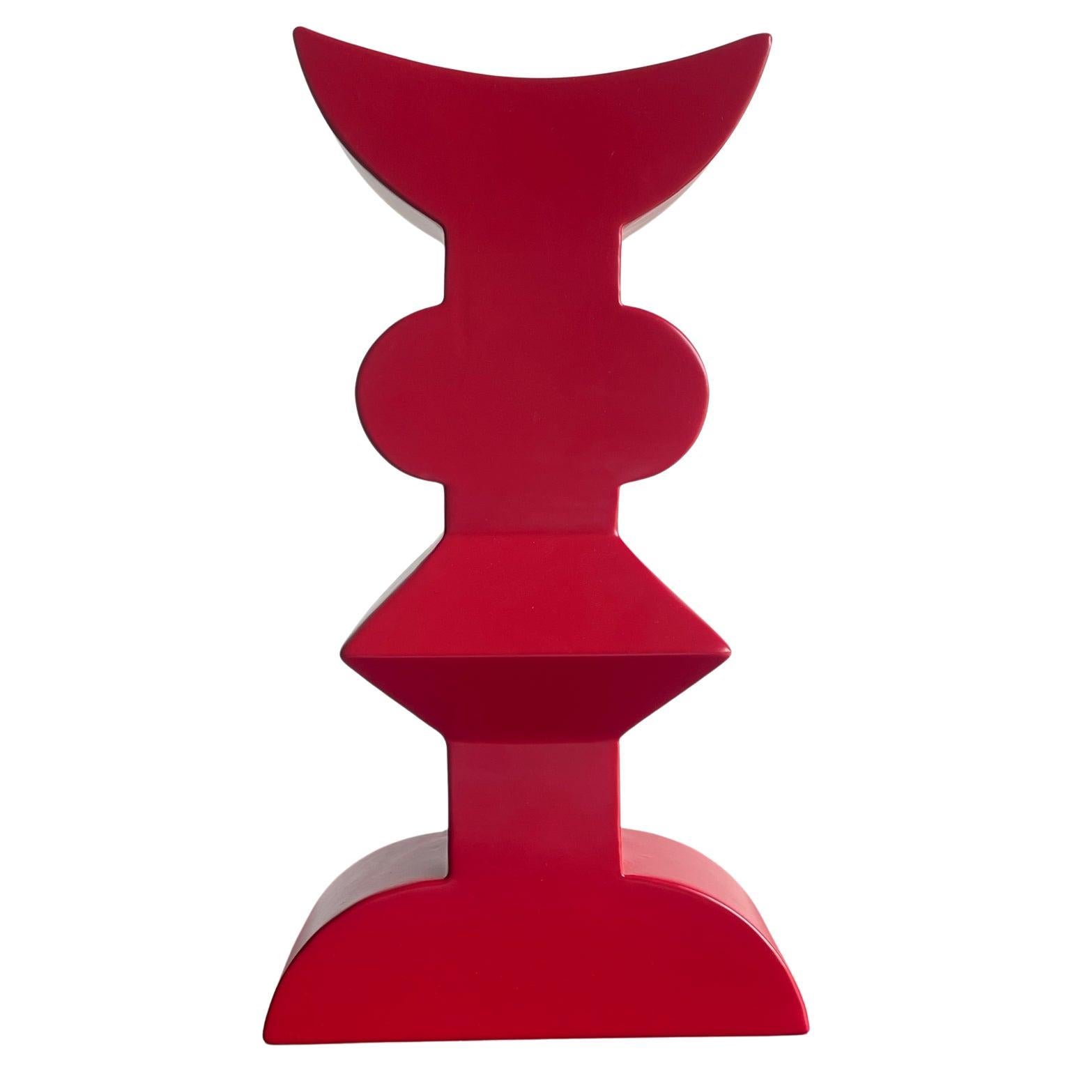 Vase en céramique de style Memphis "Totem" par Florio Keramia 1990