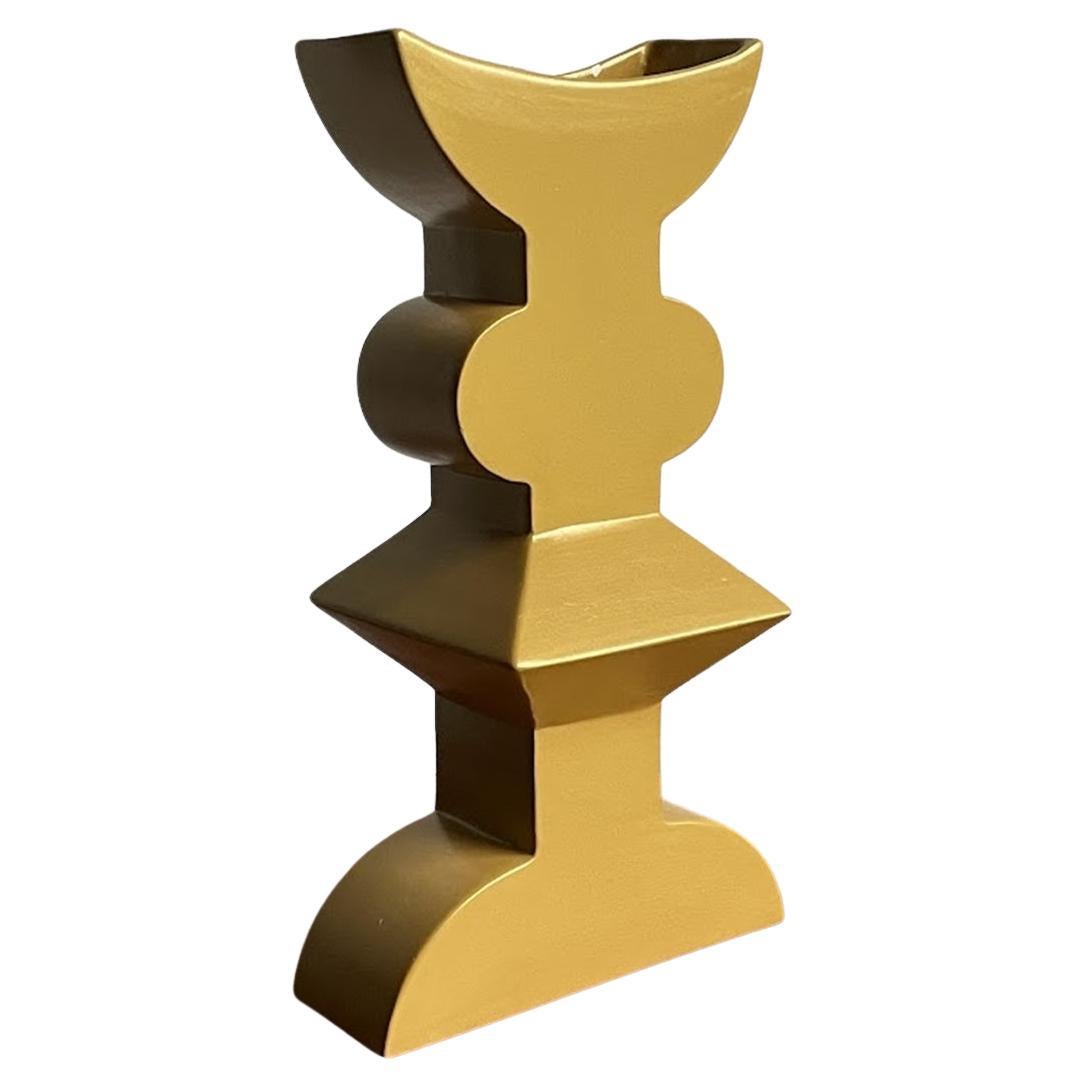 Vase en céramique de style Memphis "Totem" par Florio Keramia 1990 en vente