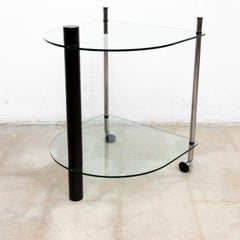 Memphis style cocktail trolley cart, 1980s