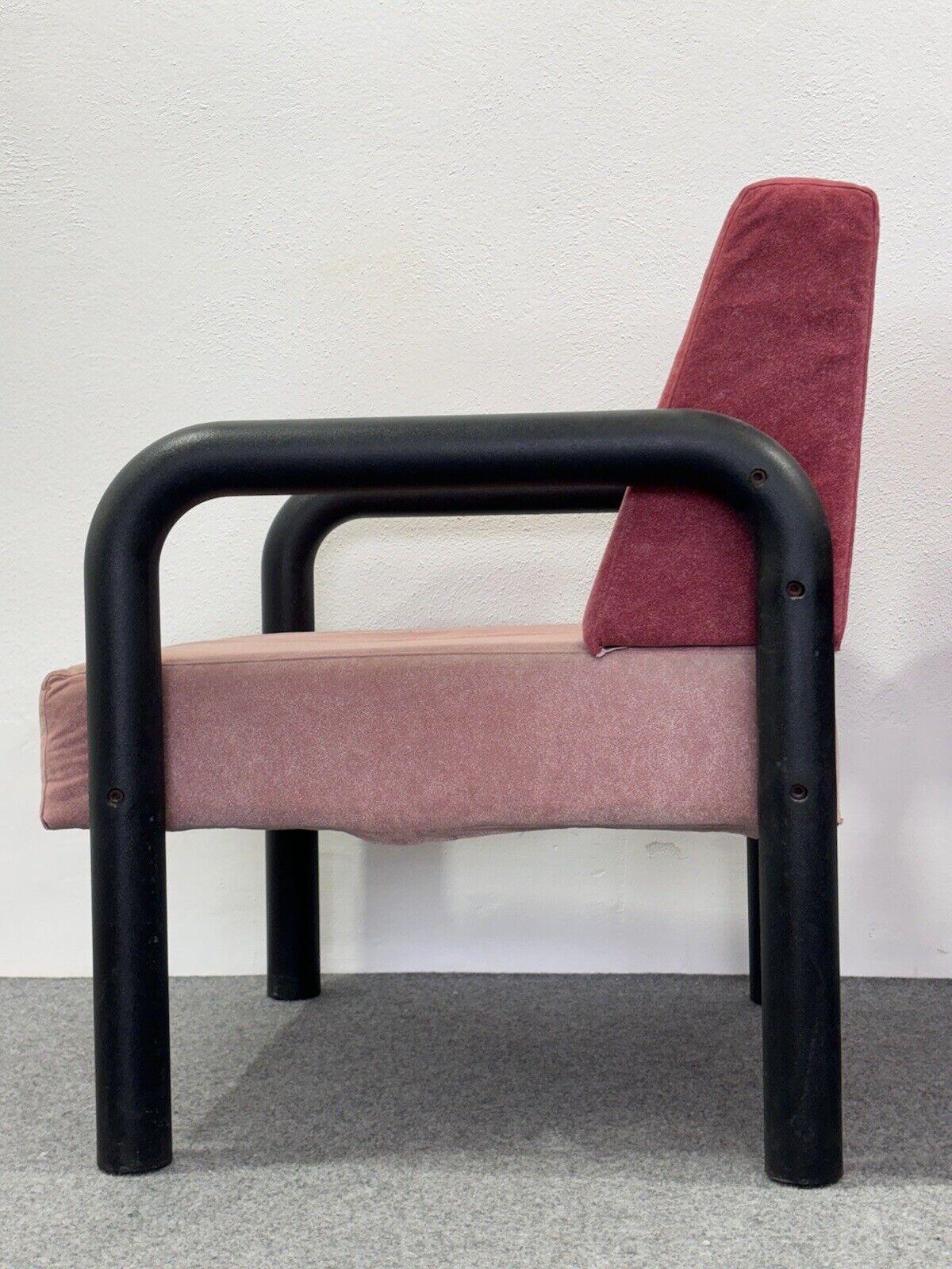 Paire de fauteuils style Memphis Design postmoderne Modernisme 1980 en vente 1