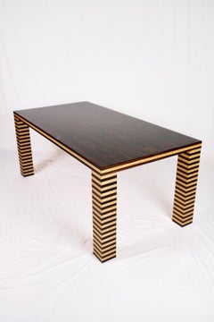 Memphis style dining table, made in Italy
