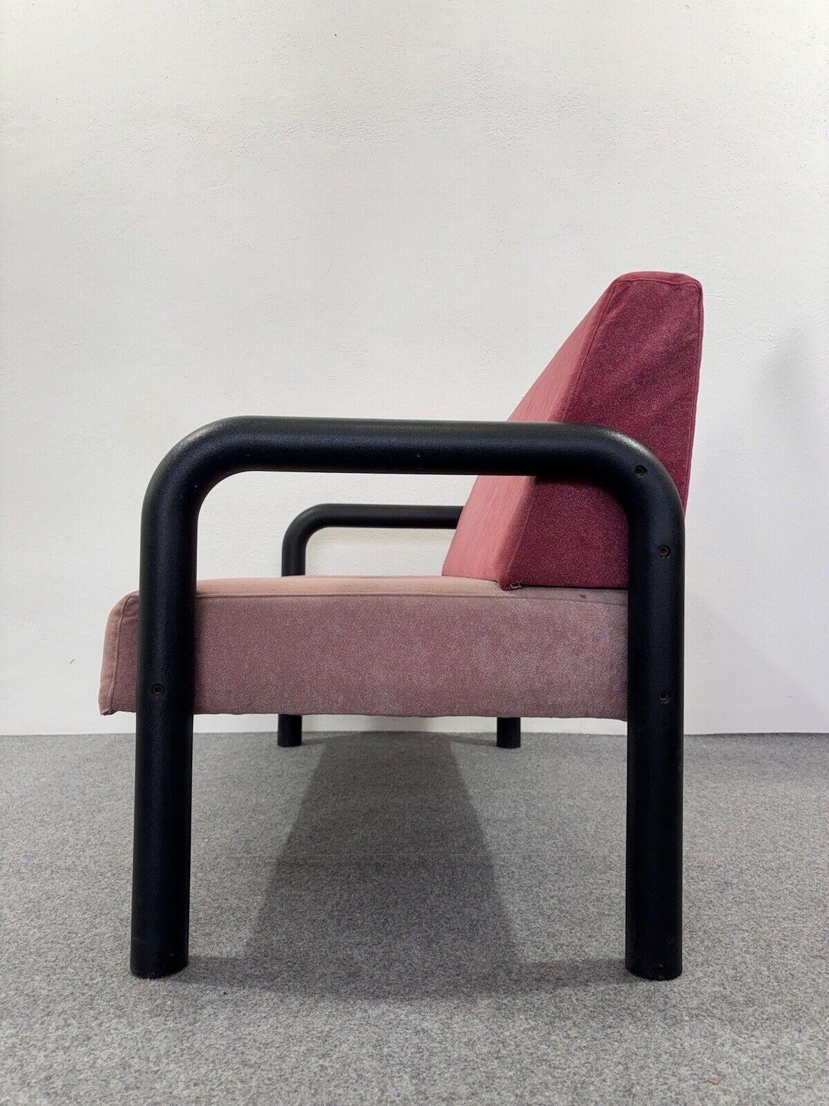 Italian Memphis Style Two Seater Sofa Design Postmodern Modernism 1980s For Sale