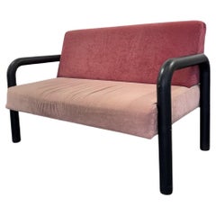 Vintage Memphis Style Two Seater Sofa Design Postmodern Modernism 1980s