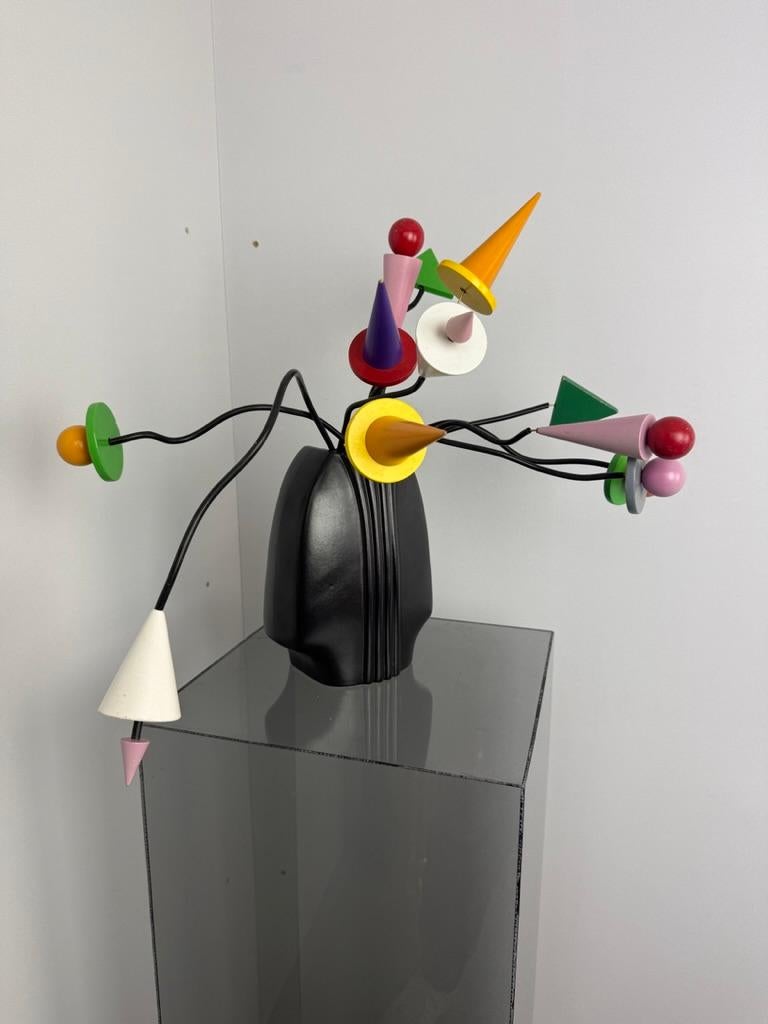 Italiano Bouquet di fiori in stile Memphis Ettore Sottsass - Italia in vendita