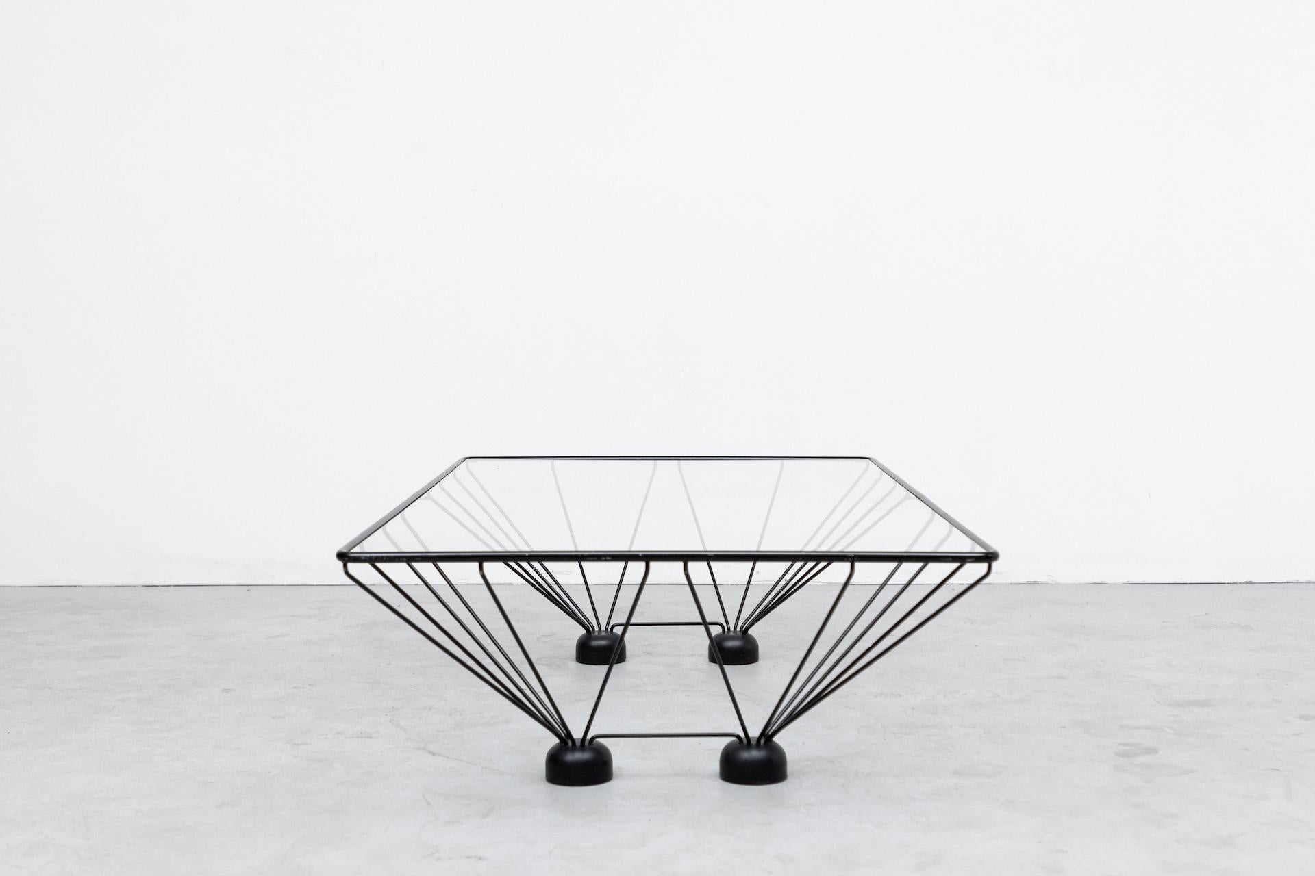 Dutch Memphis Style Paolo Piva Inspired Rectangle Coffee Table