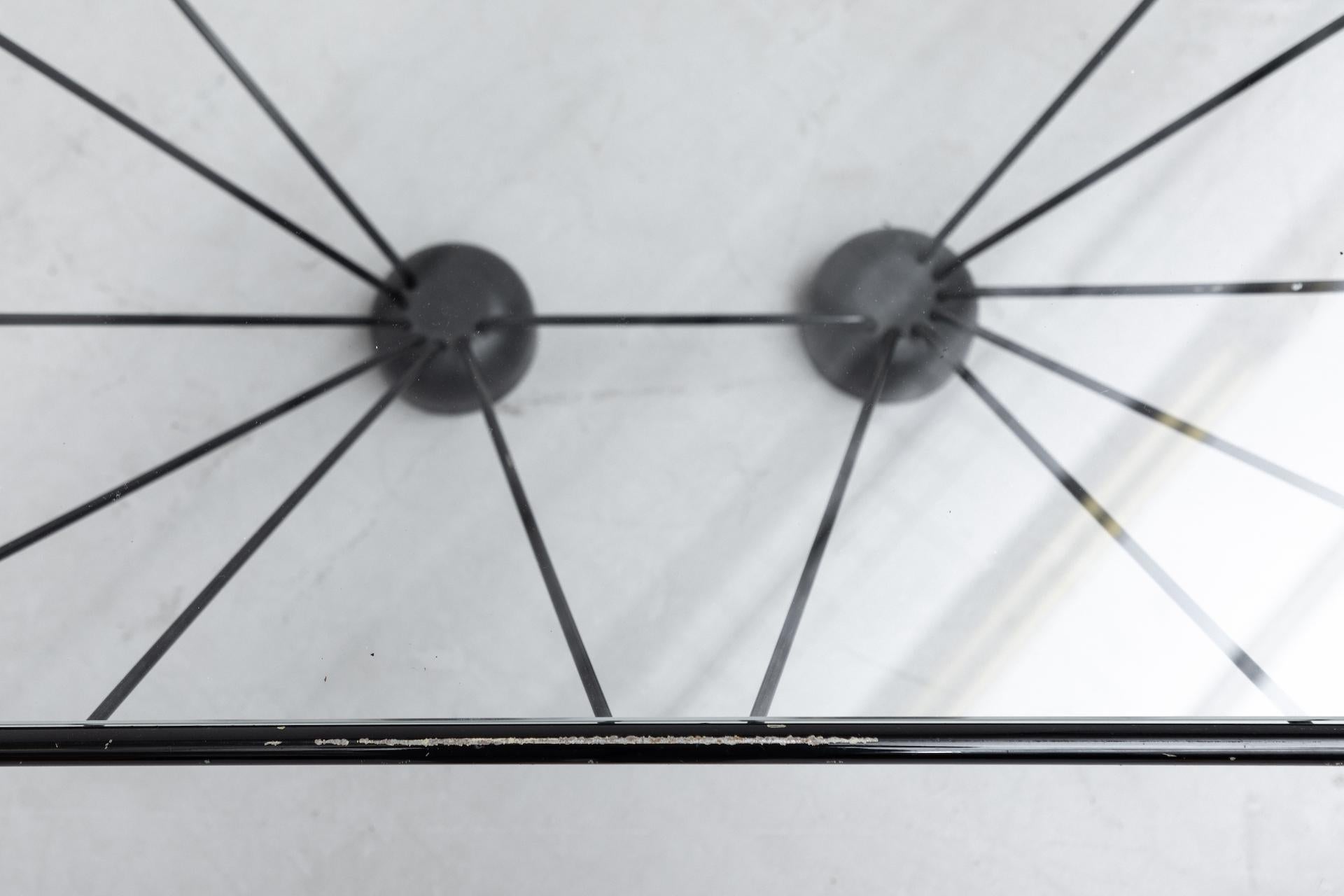 Glass Memphis Style Paolo Piva Inspired Rectangle Coffee Table