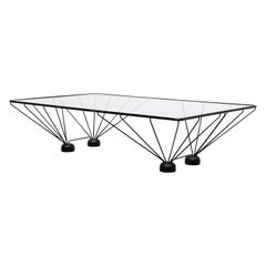 Memphis Style Paolo Piva Inspired Rectangle Coffee Table