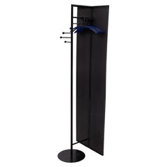 Memphis style perforated Metal standing coatrack 1980s Germany