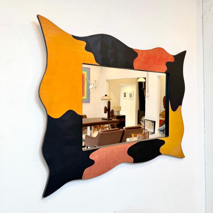 Post-Modern Memphis Style Postmodern Mirror, 1980s USA