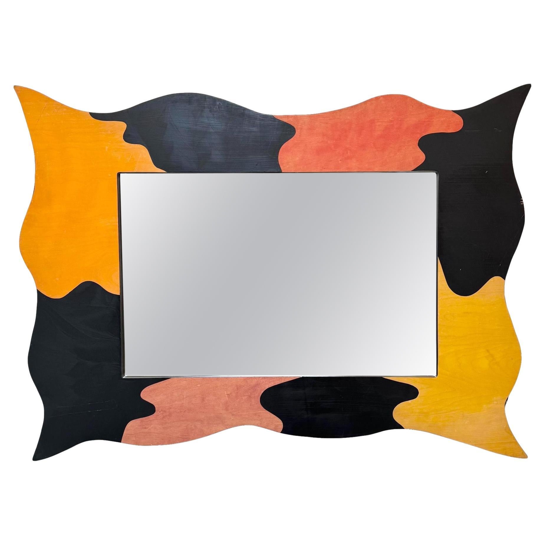 Memphis Style Postmodern Mirror, 1980s USA