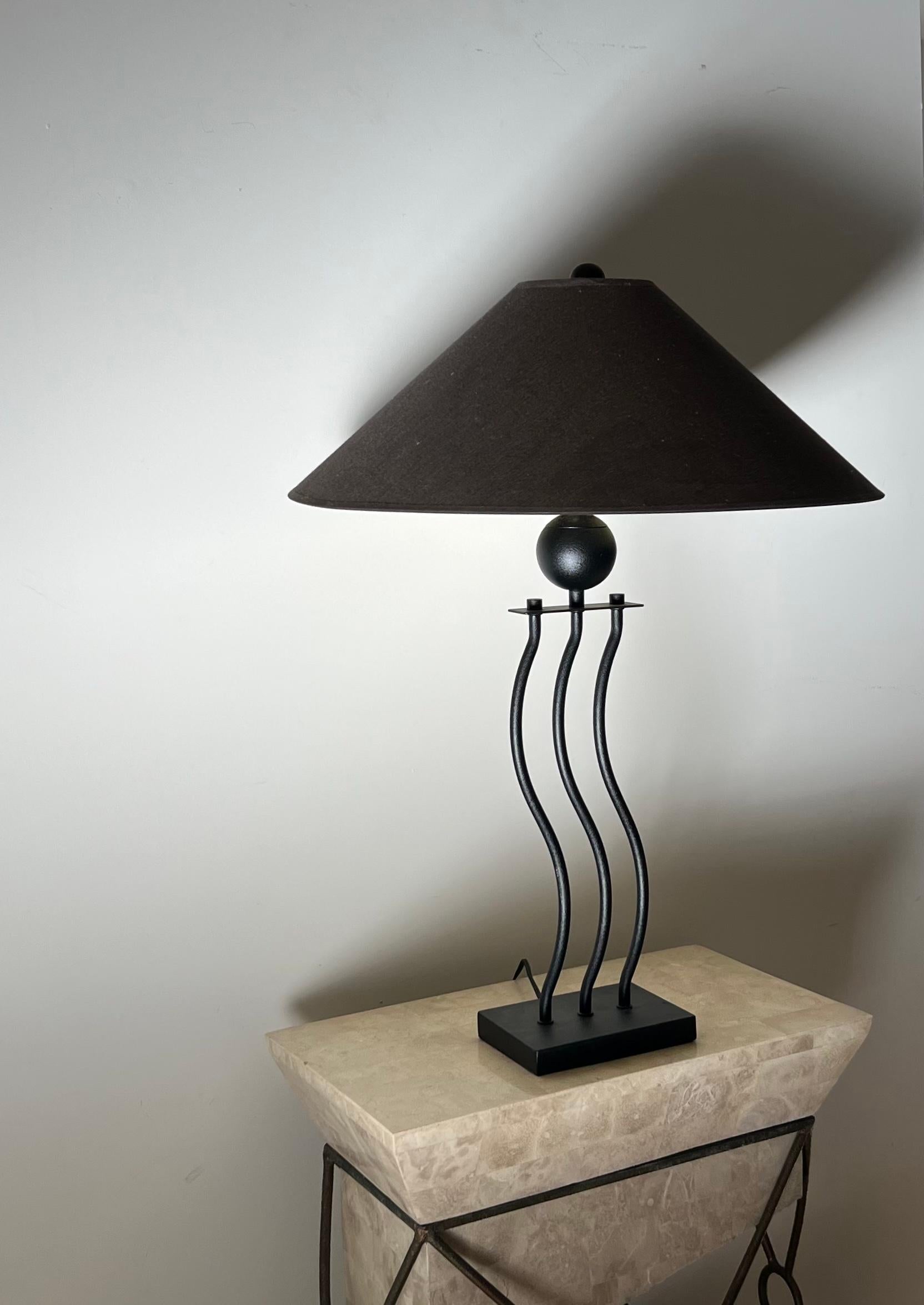 Post-Modern Memphis Style Postmodern Squiggle Table Lamp, 1990s