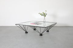 Memphis Style Pyramid Coffee Table Inspired by Ettore Sottsass