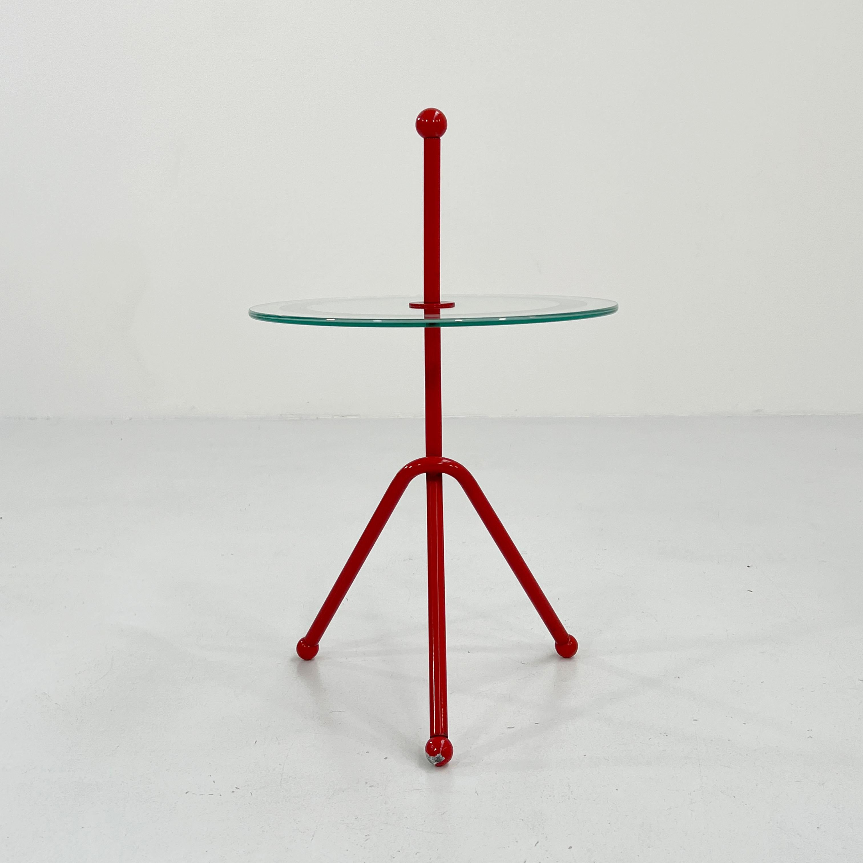 Memphis Style Side Table, 1980s In Good Condition In Ixelles, Bruxelles
