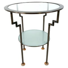 Memphis style side table, 1980s