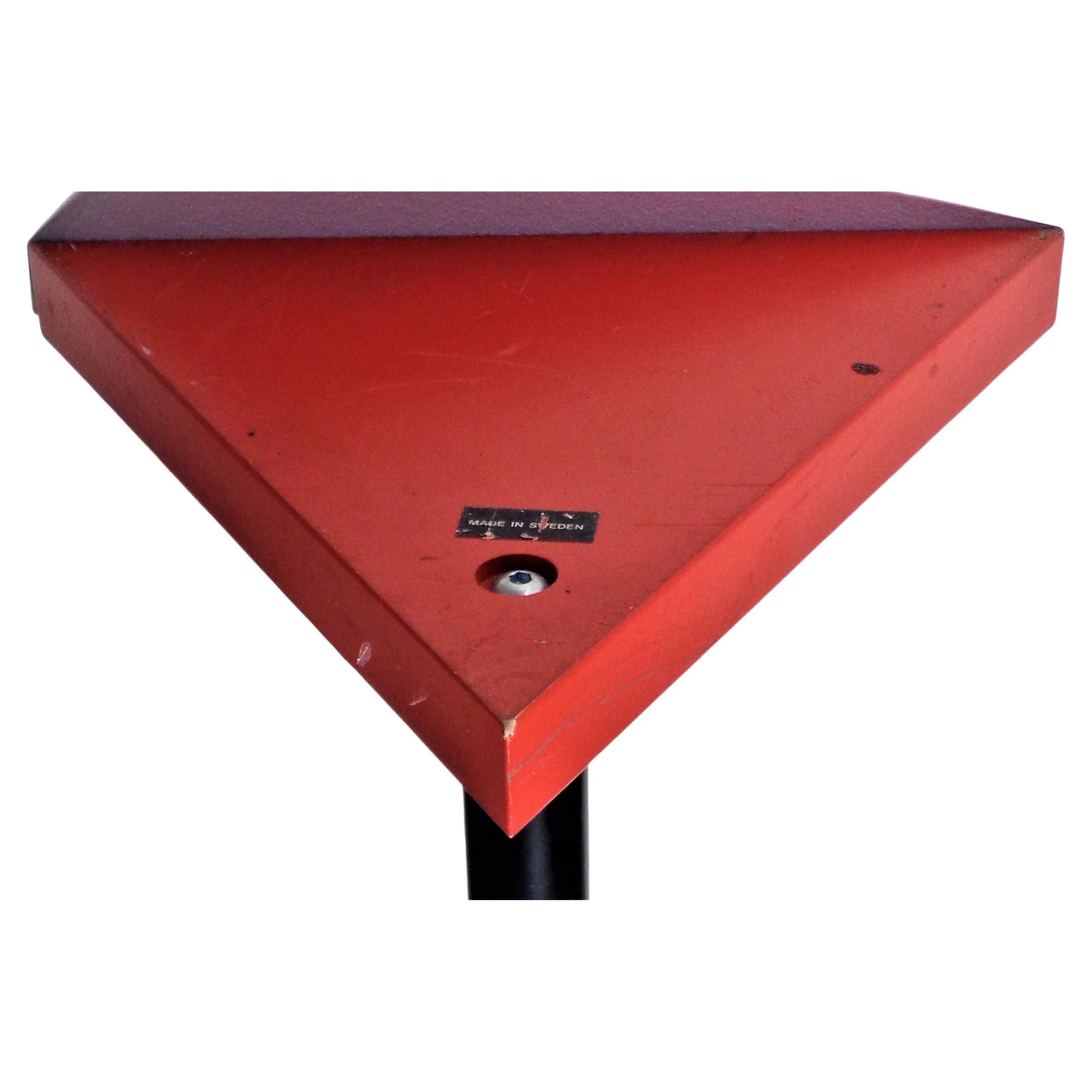 Memphis Style Side Table, Made in Sweden, Circa 1980 In Good Condition In Rochester, NY