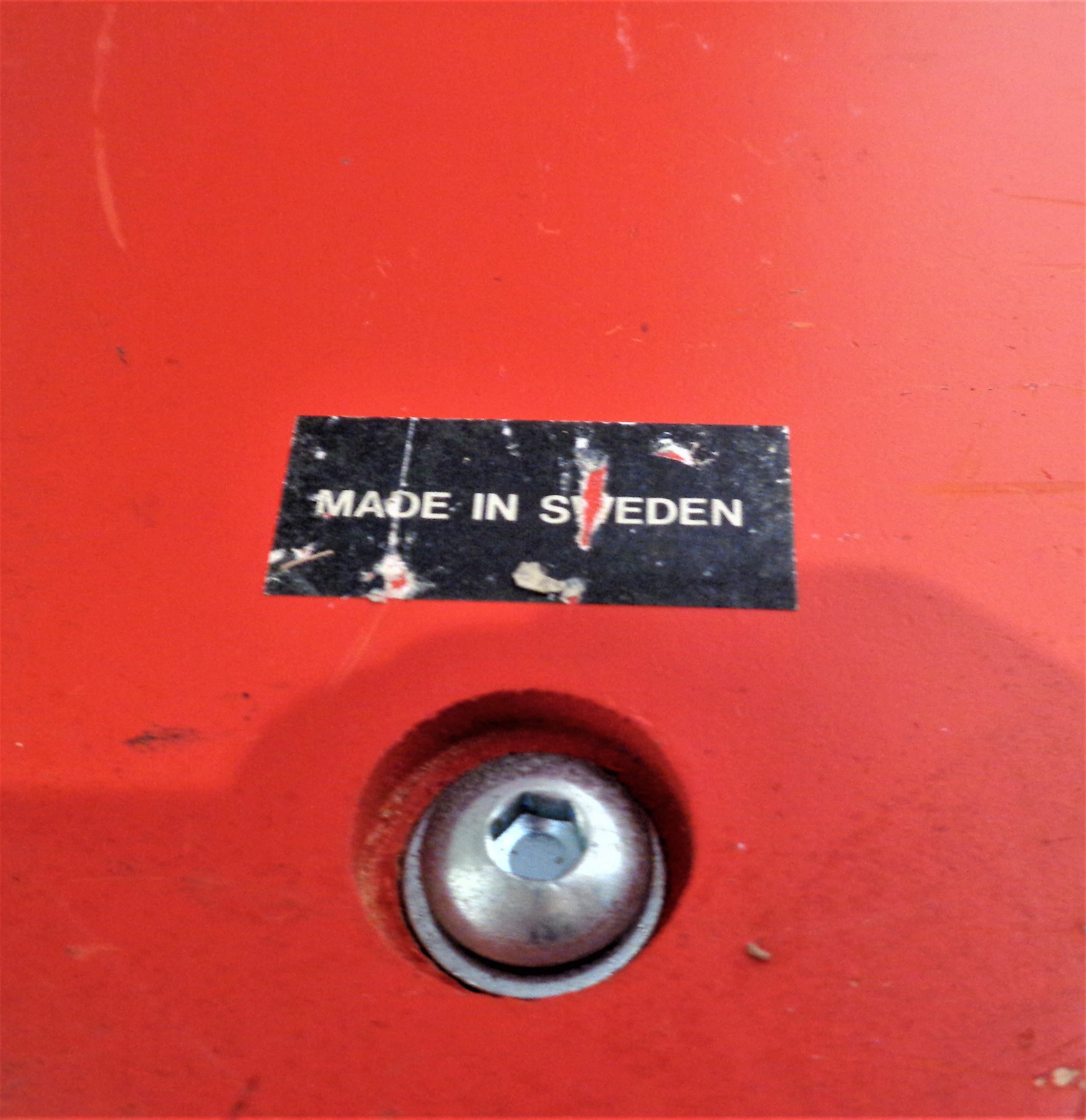 20th Century Memphis Style Side Table, Made in Sweden, Circa 1980