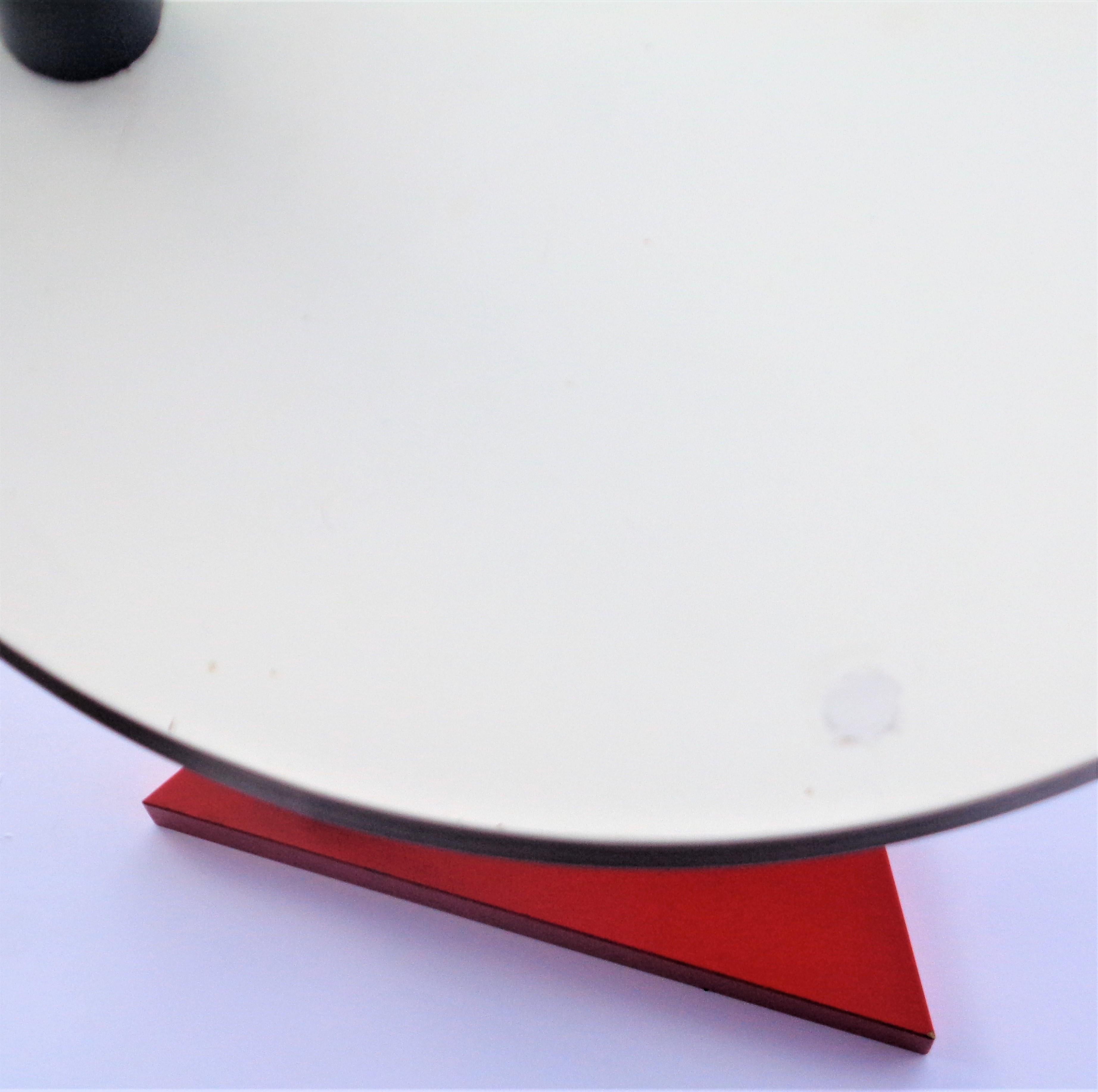 Metal Memphis Style Side Table, Made in Sweden, Circa 1980