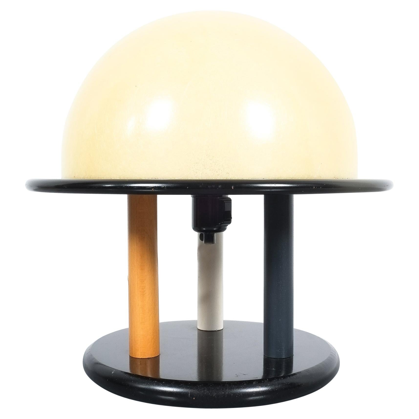  Memphis Style Table Lamp Fiberglass, circa 1980 For Sale