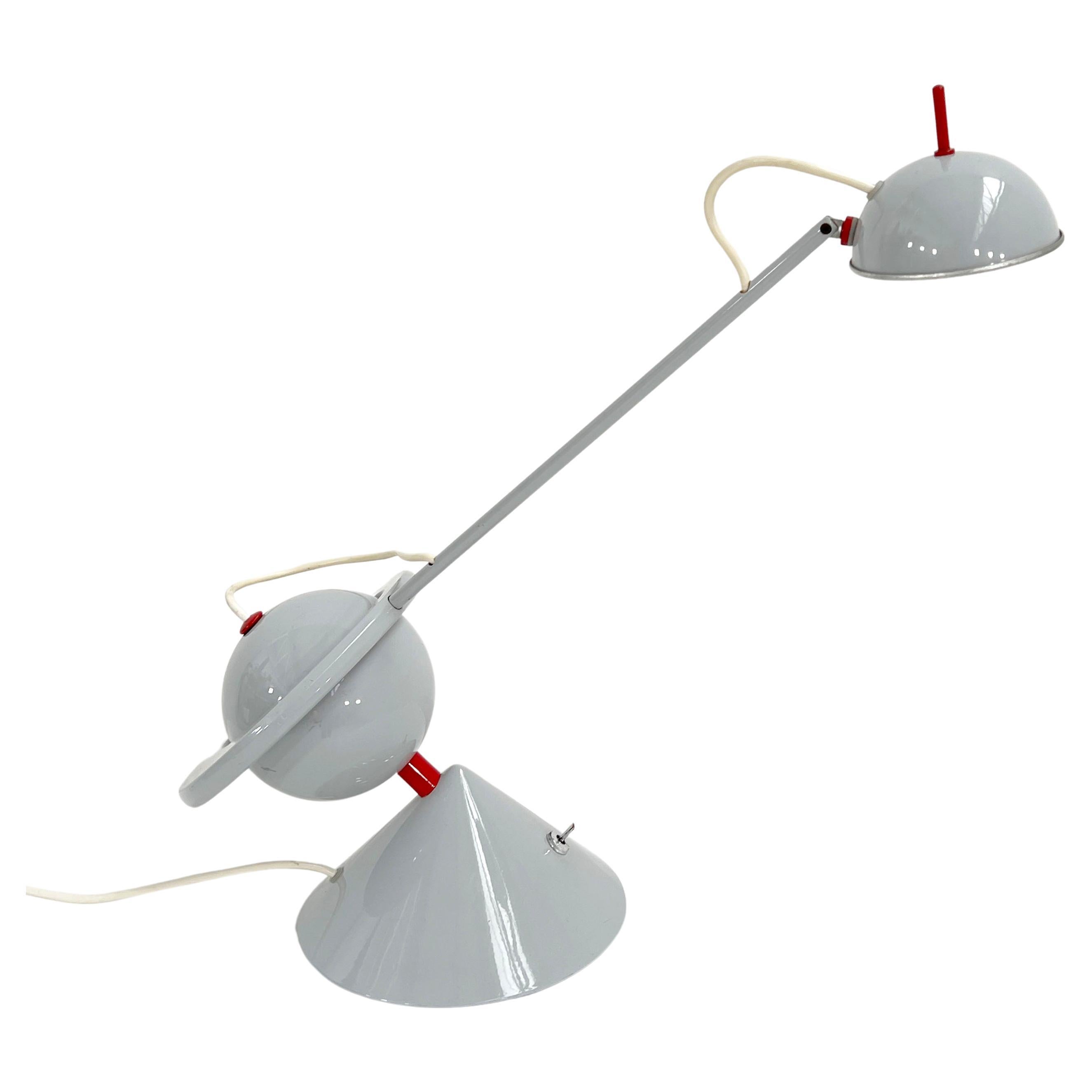 Lampe de table de style Memphis avec contrepoids, années 1980