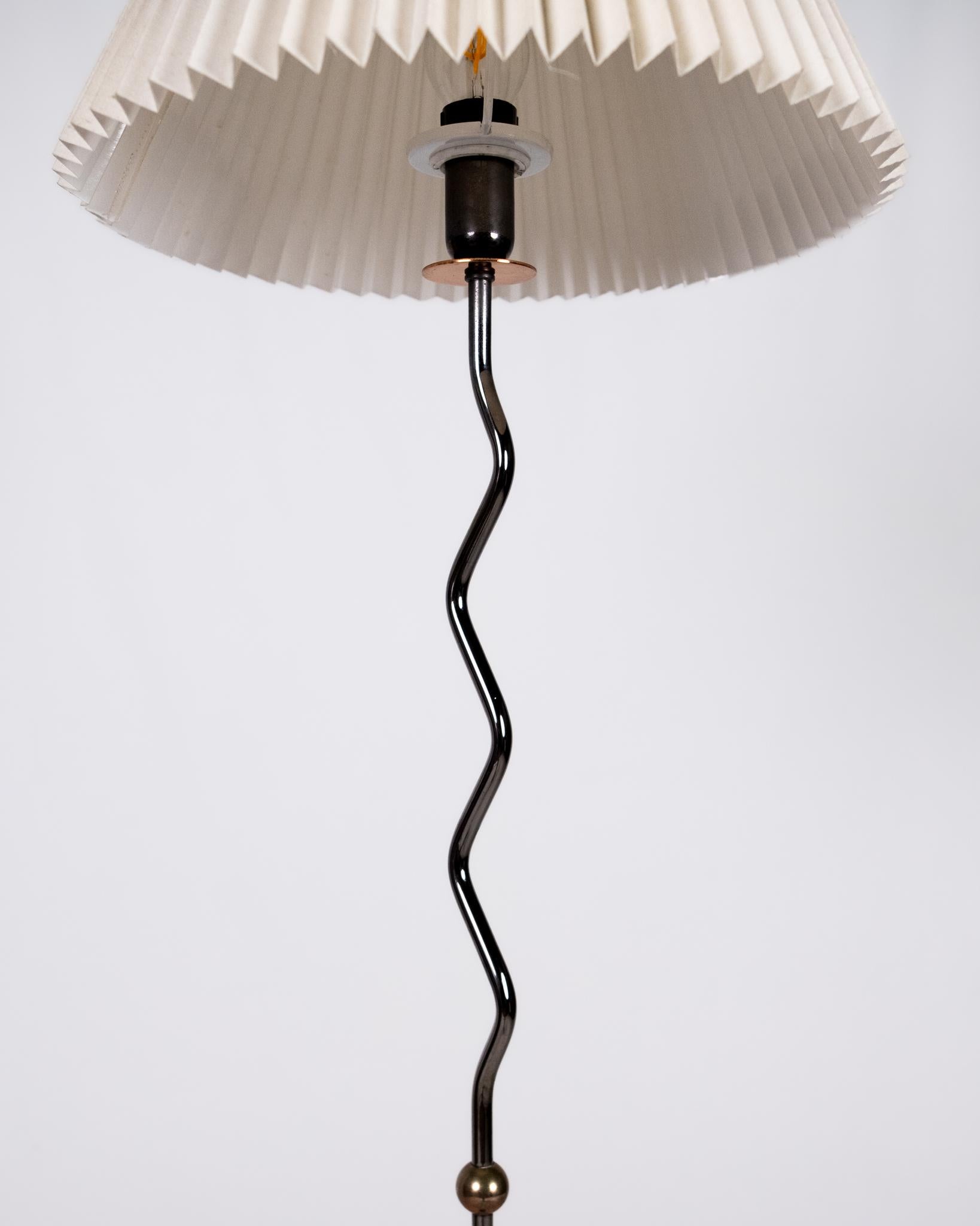 Dutch Memphis style Zigzag floorlamp, 1980s For Sale