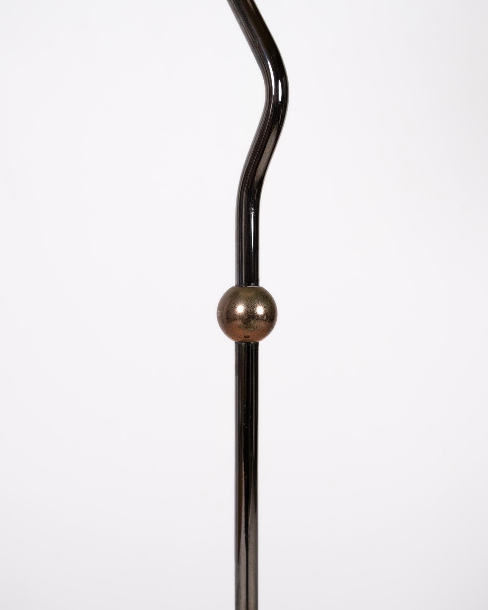 Late 20th Century Memphis style Zigzag floorlamp, 1980s For Sale