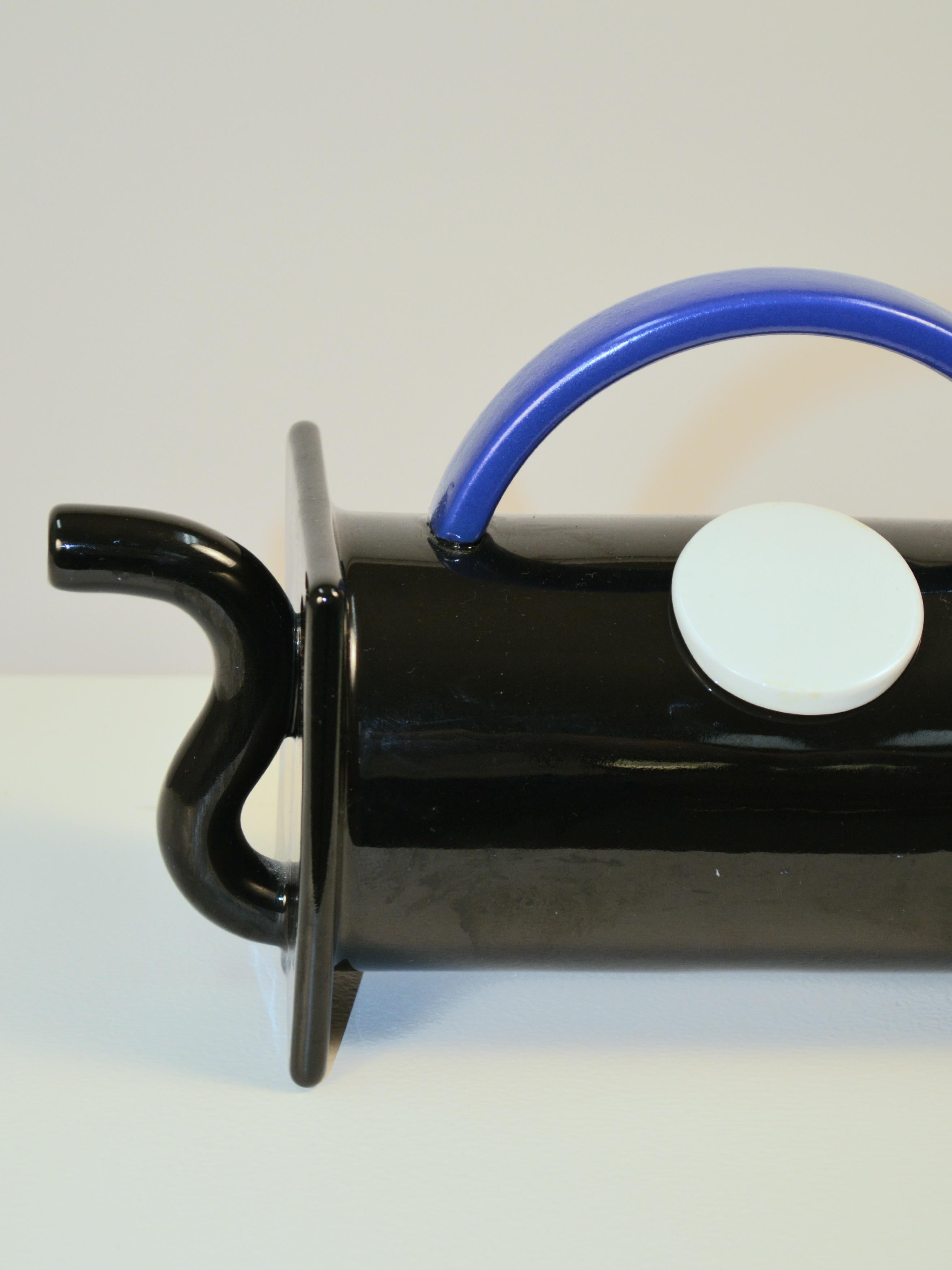Memphis Teapot by Marco Zanini for Bitossi, Italy  For Sale 4