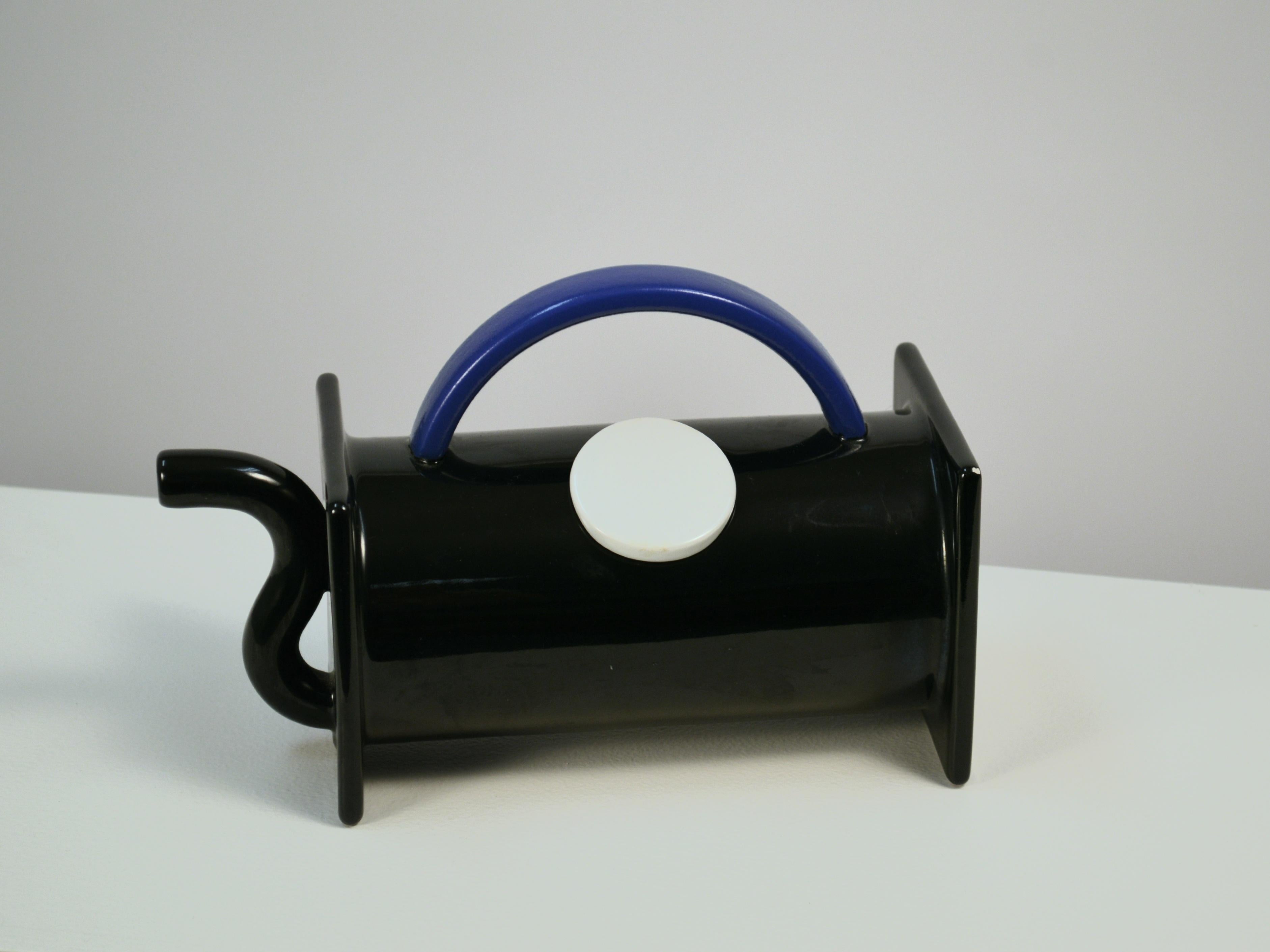 Memphis Teapot by Marco Zanini for Bitossi, Italy  For Sale 1