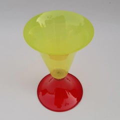 Postmodern " Memphis"  vase produced by Formia, 1985