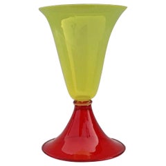 Postmodern " Memphis"  vase produced by Formia, 1985