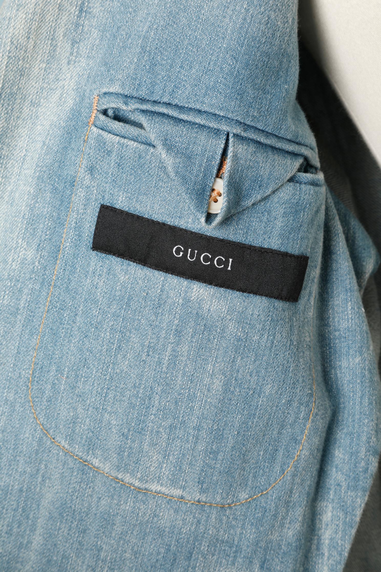 Men denim jacket Gucci  1