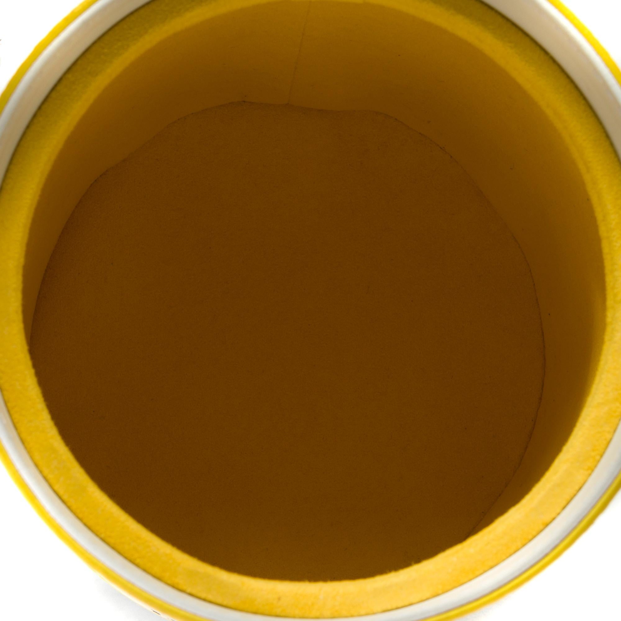 Men FW 2022/ Virgil Abloh/ Louis Vuitton Paint can shoulder bag in Yellow For Sale 2