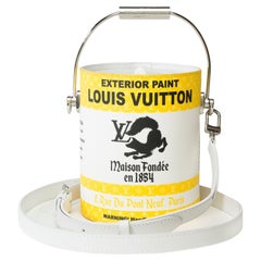 Uomo FW 2022/ Virgil Abloh/ Borsa a tracolla Louis Vuitton Paint can in Giallo