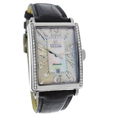 Men Gevril Avenue of Americas Limited Ed. Automatic Diamond MOP Watch