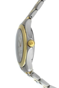 Men’s Midsize Omega Seamaster 1681601 Automatic Chronometer Steel Gold Watch