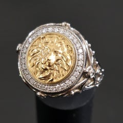 Men ring, Lion ring for men, Lion Men's Ring, Luxury Men's Ring, Men signet ring