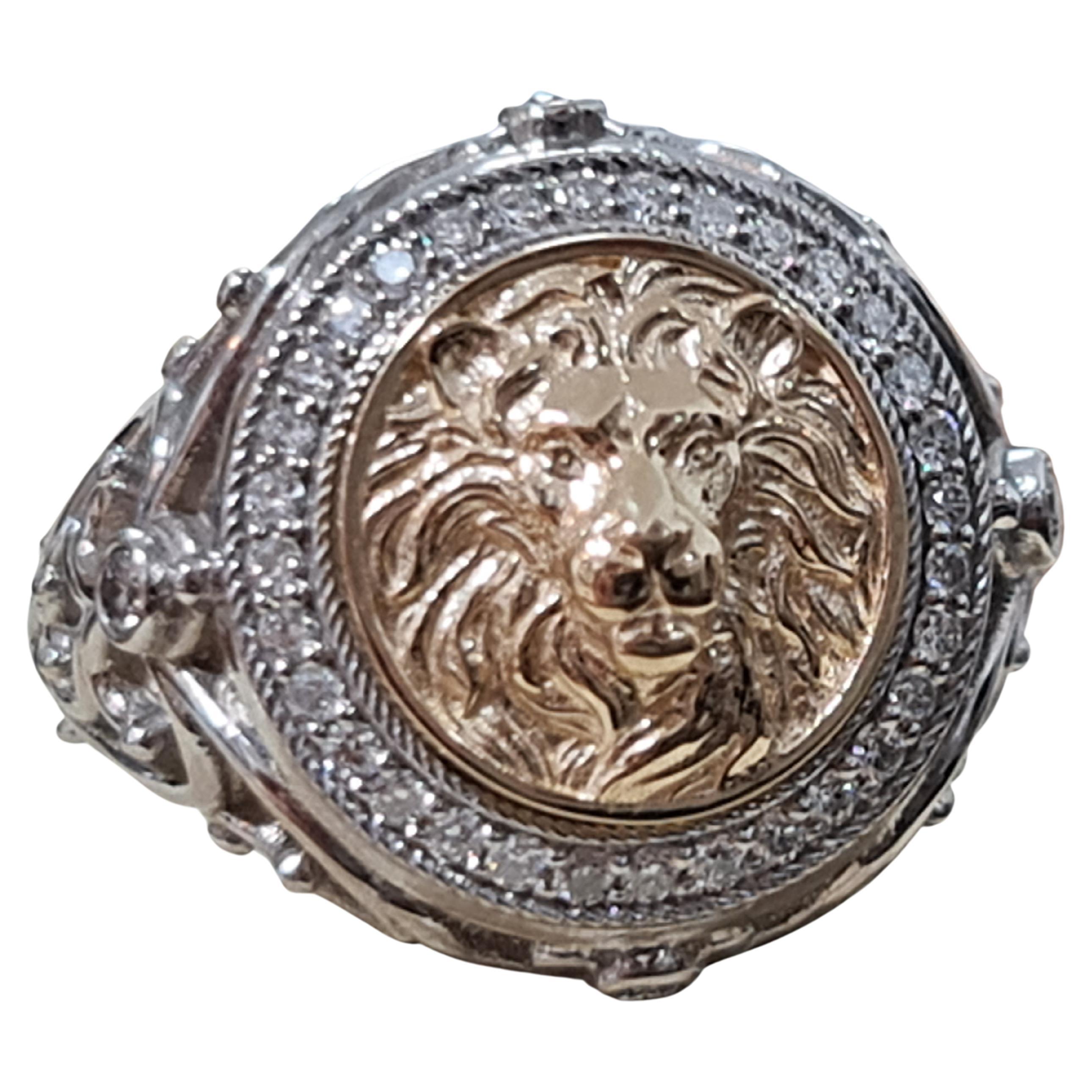 Men ring, Lion ring for men, Lion Men's Ring, Luxury Men's Ring, Men signet ring For Sale