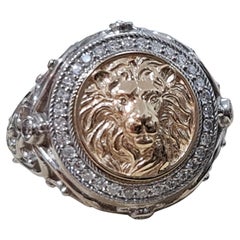 Men ring, Lion ring for men, Lion Men's Ring, Luxury Men's Ring, Men signet ring