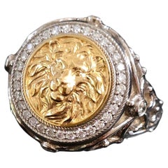 Men ring, Lion ring for men, Lion Men's Ring, Luxury Men's Ring, Men signet ring
