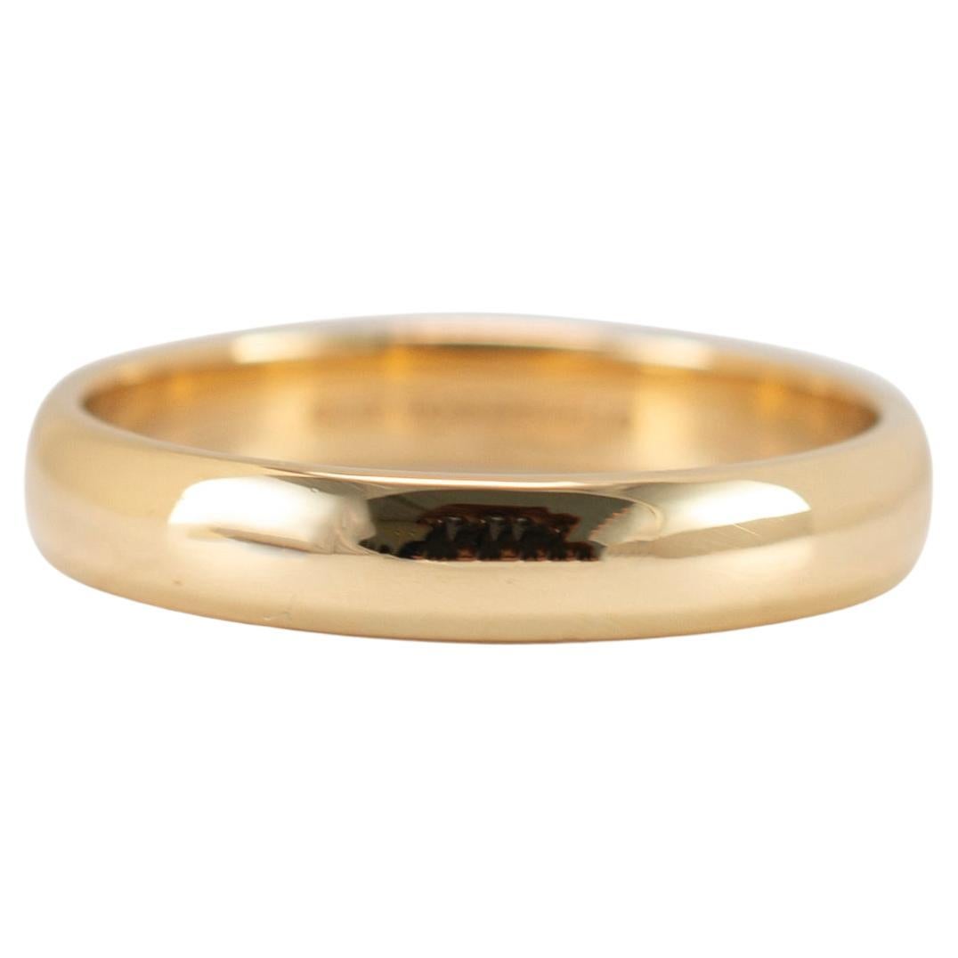 Homme Tiffany Forever Anneau de mariage 4.5mm en or jaune 18K en vente