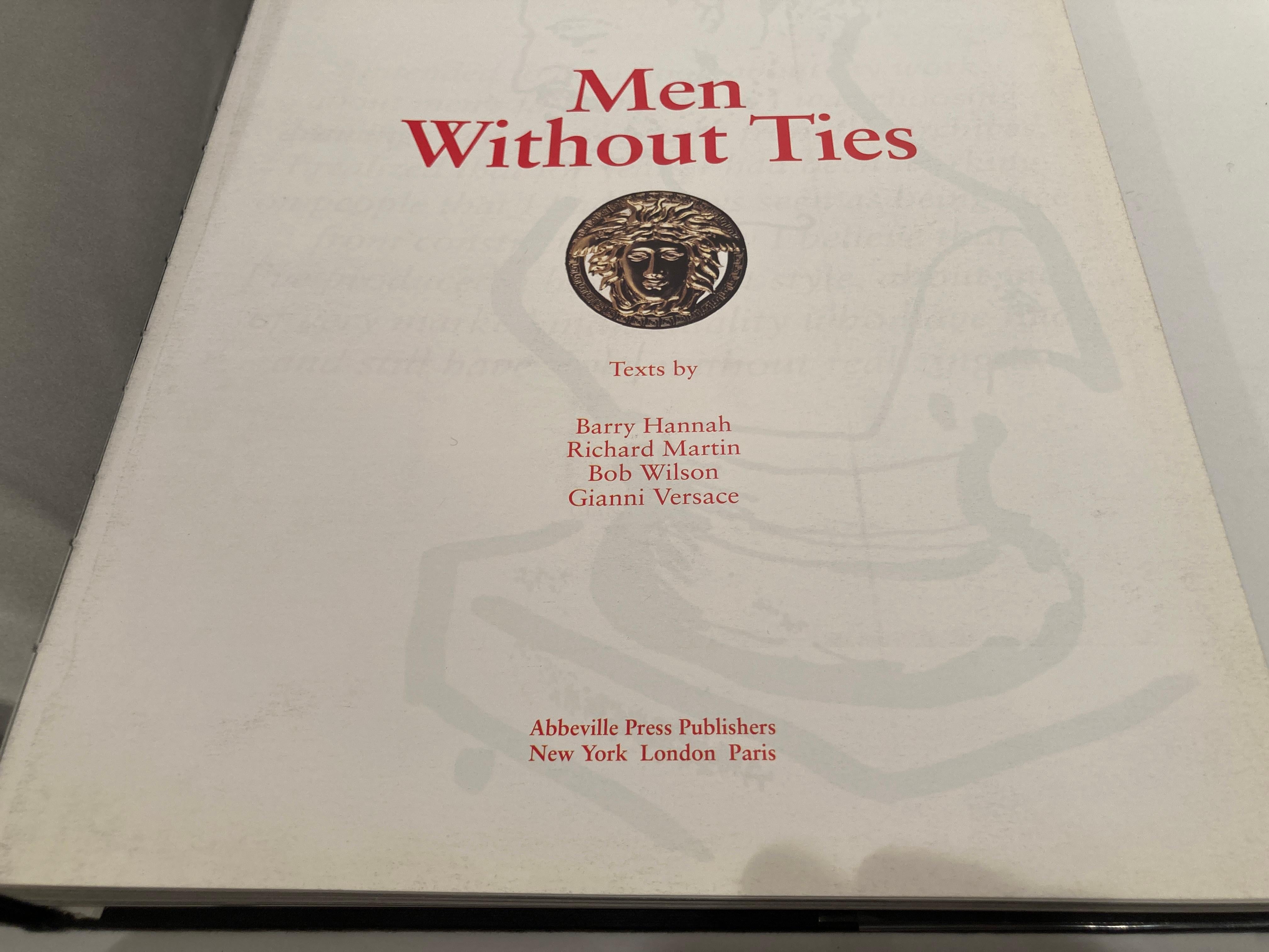 Women's or Men's Men Without Ties by Gianni Versace Hardcover Book 1994 1st Edition