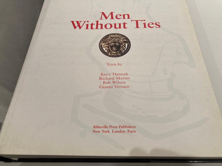 Men Without Ties by Gianni Versace Hardcover Book 1994 1st Edition
