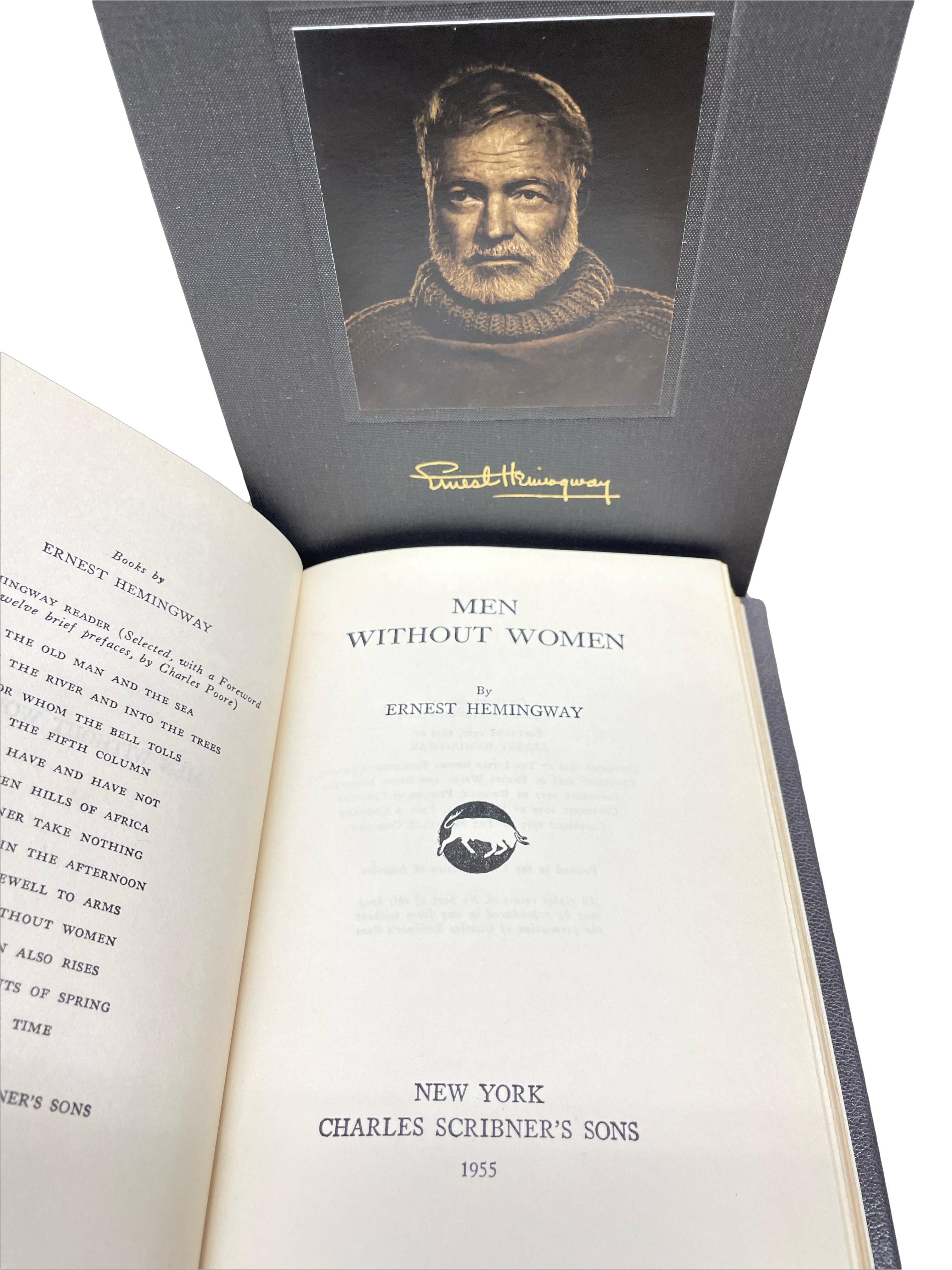Men Without Women, Inscribed by Ernest Hemingway, Uniform Edition, 1955 In Good Condition For Sale In Colorado Springs, CO