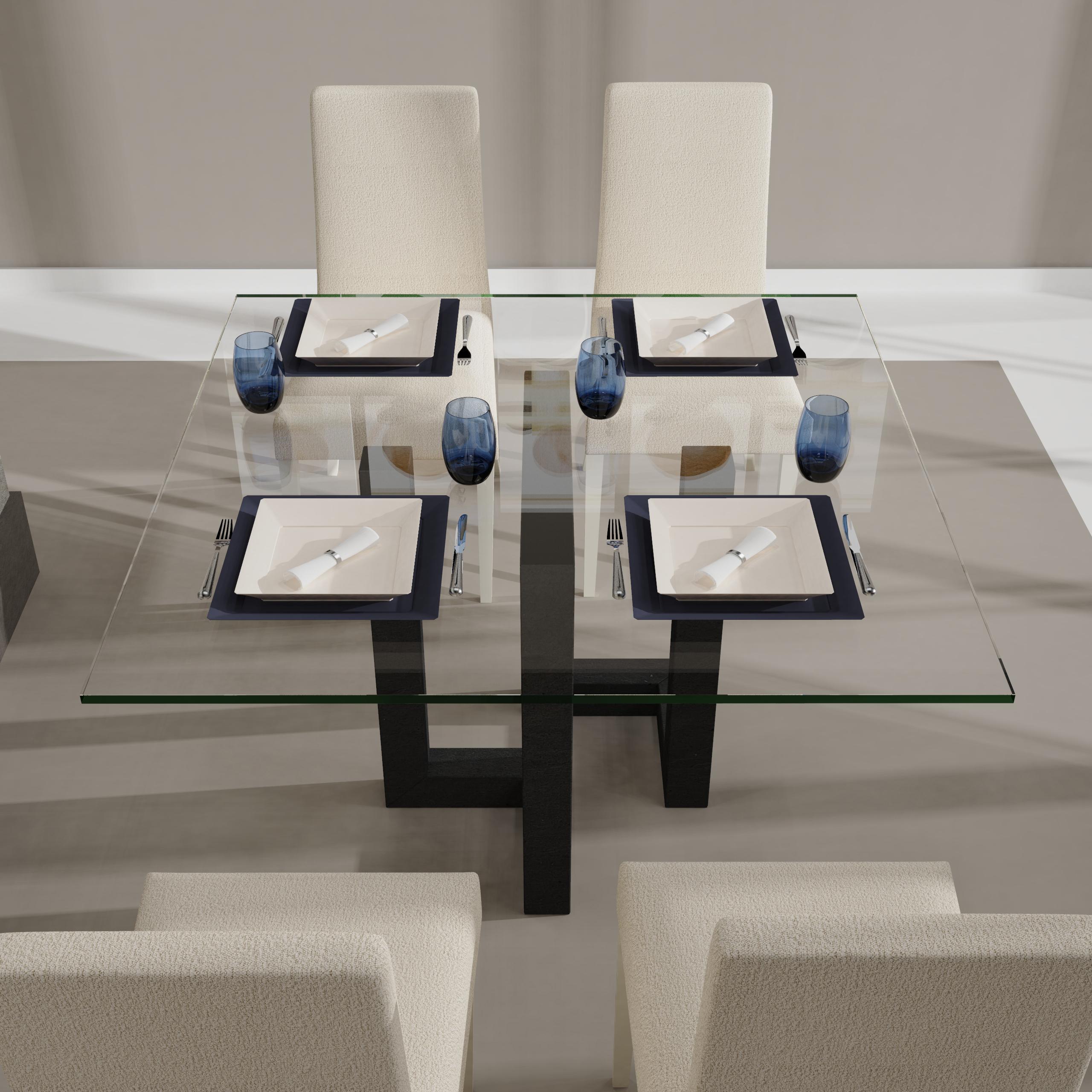 Mena Natural Stone Dining Table Luxury Furniture Made To Measure in Marble Spain (Table de salle à manger en pierre naturelle Mena) Neuf - En vente à VALVERDE DEL MAJANO, CL