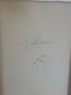 Menashe Kadishman, Sheep head 39, Acrylic on canvas